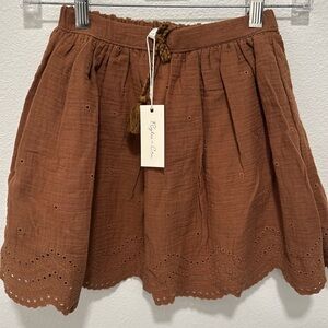 Rylee + Cru skirt 10/12, NWT.